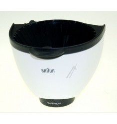 Porta filtro blanco cafetera Braun AromaPassion, CafeHouse