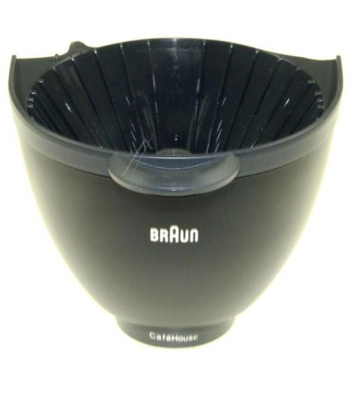 Porta Filtro negro cafetera Braun AromaPassion, CafeHouse Porta Filtro negro cafetera Braun AromaPassion, CafeHouse