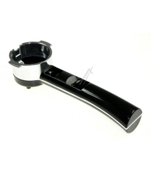 Porta filtro negro cromado cafetera Delonghi Espresso